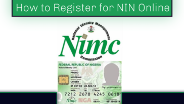 how to register for nin online in Nigeria without visiting NIMC Office