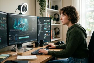 Person making AI video 202607201135