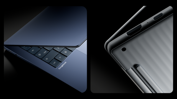 Official Google image of a Googlebook laptop
