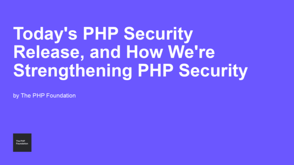 The PHP Foundation's official graphic for its October 21, 2026 PHP security release announcement